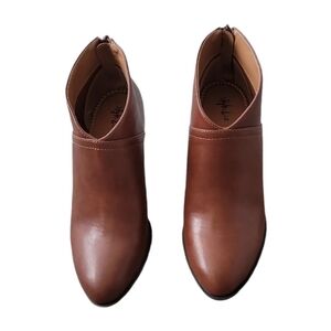 Style and Company Women's Brown Ankle Faux Leather Boots Size 8.5M NWT